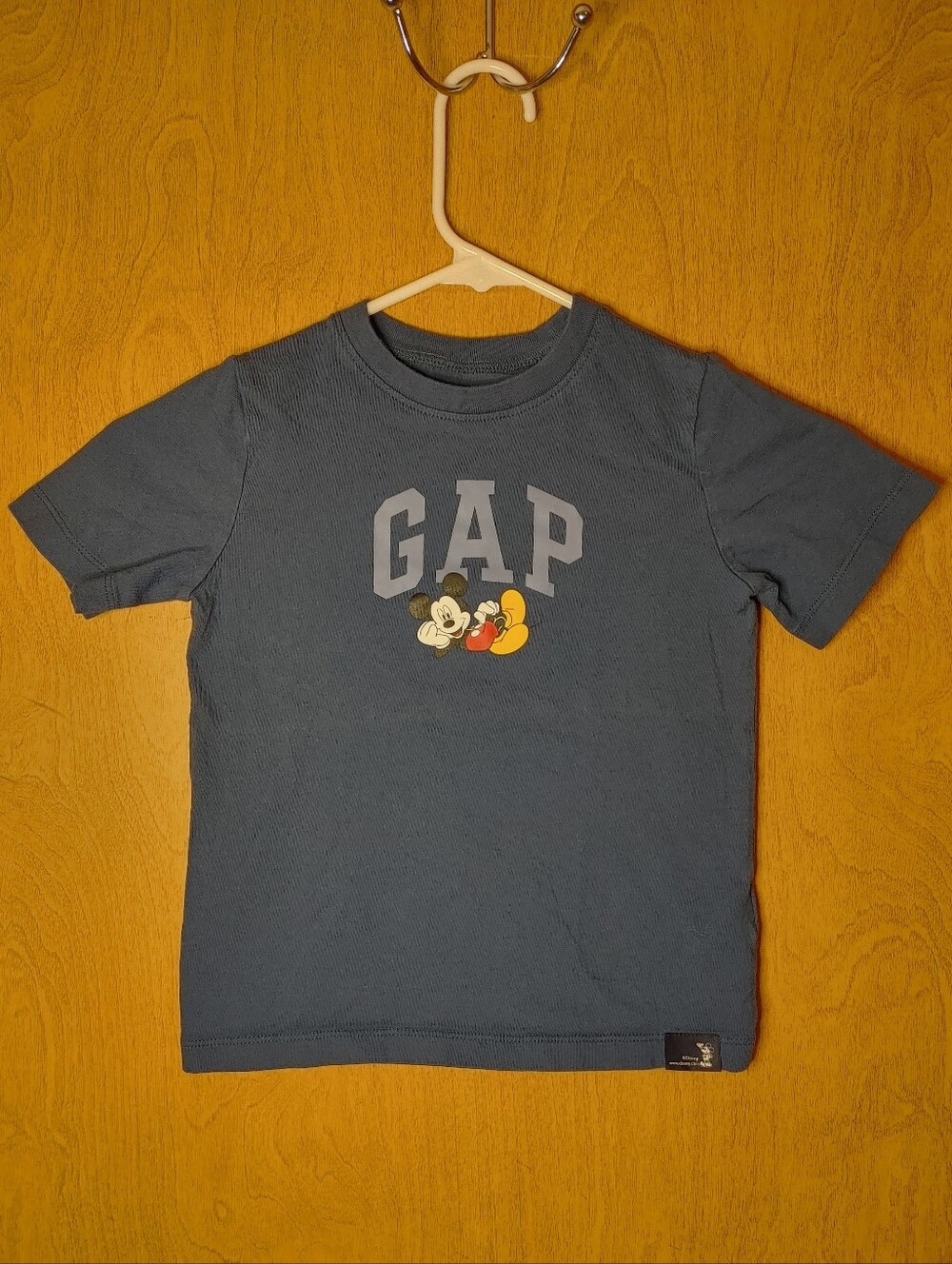 GAP Blue Tee with Mickey Mouse Graphic